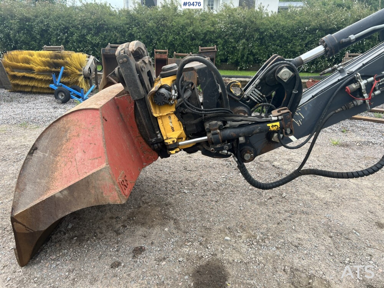 Bager na kolesih Terex TW 110 Railway machine (VIDEO): slika 8