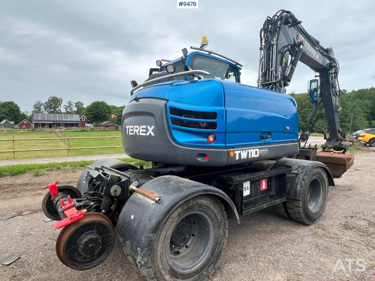 Terex TW 110 Railway machine (VIDEO) - Bager na kolesih: slika 4 Terex TW 110 Railway machine (VIDEO) - Bager na kolesih: slika 4