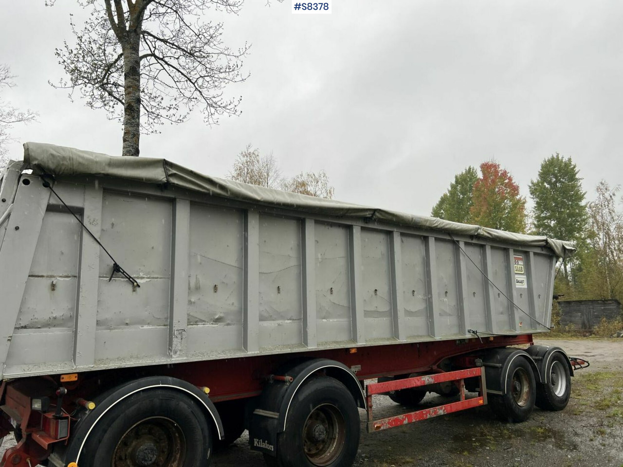 Kiper prikolica Tipper trailer, Fruehauf TP-87, 4-axles, Dump body Benalu: slika 19