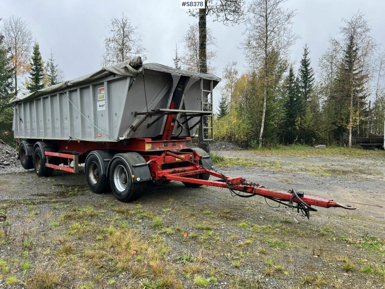 Tipper trailer, Fruehauf TP-87 with dump body Benalu - Kiper prikolica: slika 1 Tipper trailer, Fruehauf TP-87 with dump body Benalu - Kiper prikolica: slika 1