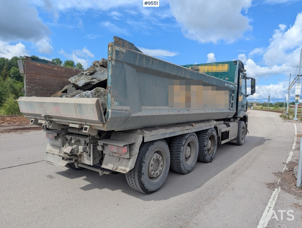 Tipper truck Mercedes Benz Arocs 3253 with Zetterberg flatbed - Tovornjak prekucnik: slika 5 Tipper truck Mercedes Benz Arocs 3253 with Zetterberg flatbed - Tovornjak prekucnik: slika 5