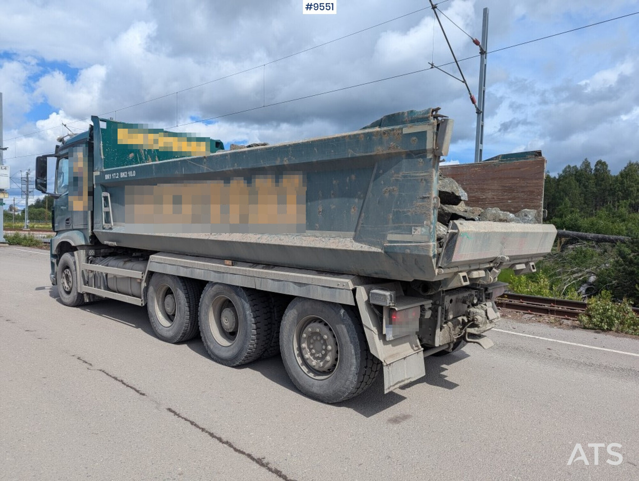 Tipper truck Mercedes Benz Arocs 3253 with Zetterberg flatbed - Tovornjak prekucnik: slika 4 Tipper truck Mercedes Benz Arocs 3253 with Zetterberg flatbed - Tovornjak prekucnik: slika 4