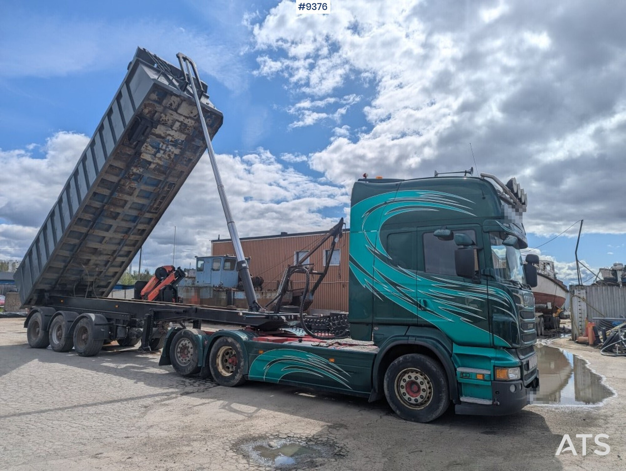 Truck unit Scania R730 V8 6X2 with RKP tipping trailer (VIDEO) - Vlačilec: slika 2 Truck unit Scania R730 V8 6X2 with RKP tipping trailer (VIDEO) - Vlačilec: slika 2