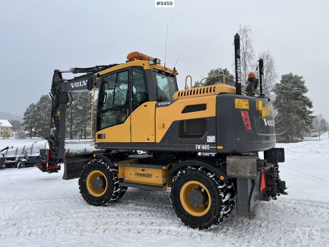 Volvo EW160 D Wheeled excavator (VIDEO) - Bager na kolesih: slika 2 Volvo EW160 D Wheeled excavator (VIDEO) - Bager na kolesih: slika 2