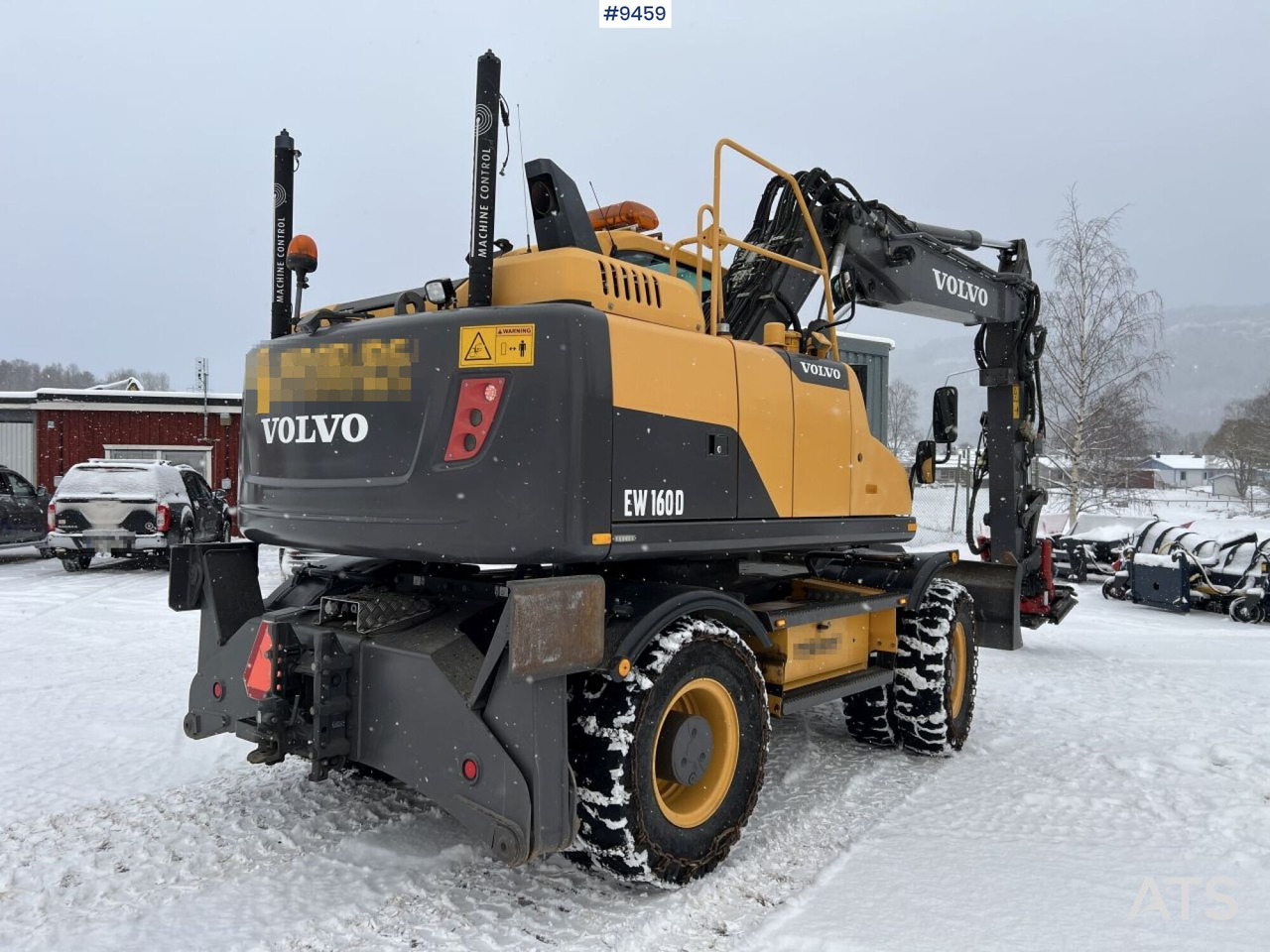 Volvo EW160 D Wheeled excavator (VIDEO) - Bager na kolesih: slika 3 Volvo EW160 D Wheeled excavator (VIDEO) - Bager na kolesih: slika 3