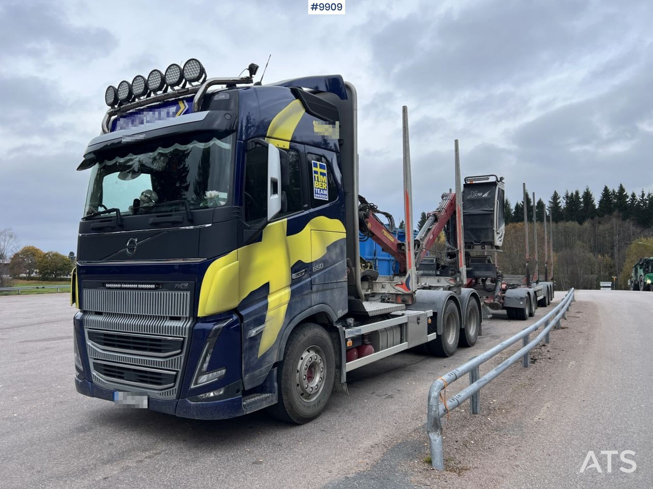 Volvo FH 64R Timber truck with crane and trailer - Tovornjak za prevoz lesa, Tovornjak z dvigalom: slika 1 Volvo FH 64R Timber truck with crane and trailer - Tovornjak za prevoz lesa, Tovornjak z dvigalom: slika 1