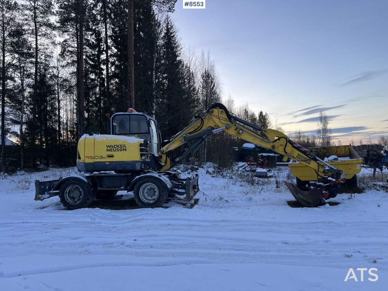 Wacker Neuson 9503 Wheeled excavator, wagon and gears - Bager na kolesih: slika 4 Wacker Neuson 9503 Wheeled excavator, wagon and gears - Bager na kolesih: slika 4