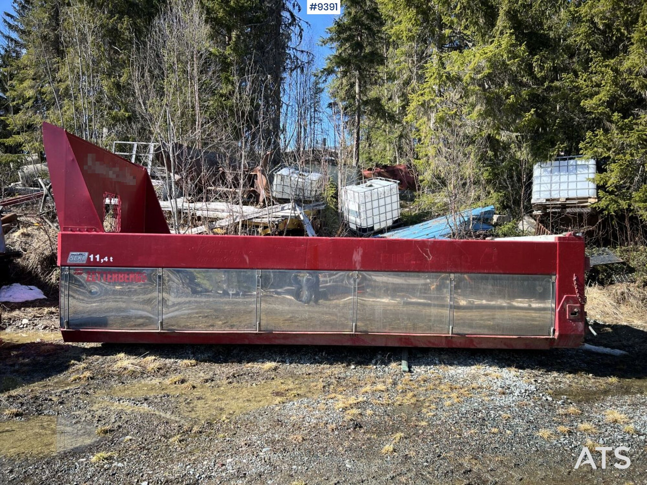 Zetterbergs EDK 6/5-54-10-D Flatbed with tipping piston - Odprti keson: slika 2 Zetterbergs EDK 6/5-54-10-D Flatbed with tipping piston - Odprti keson: slika 2