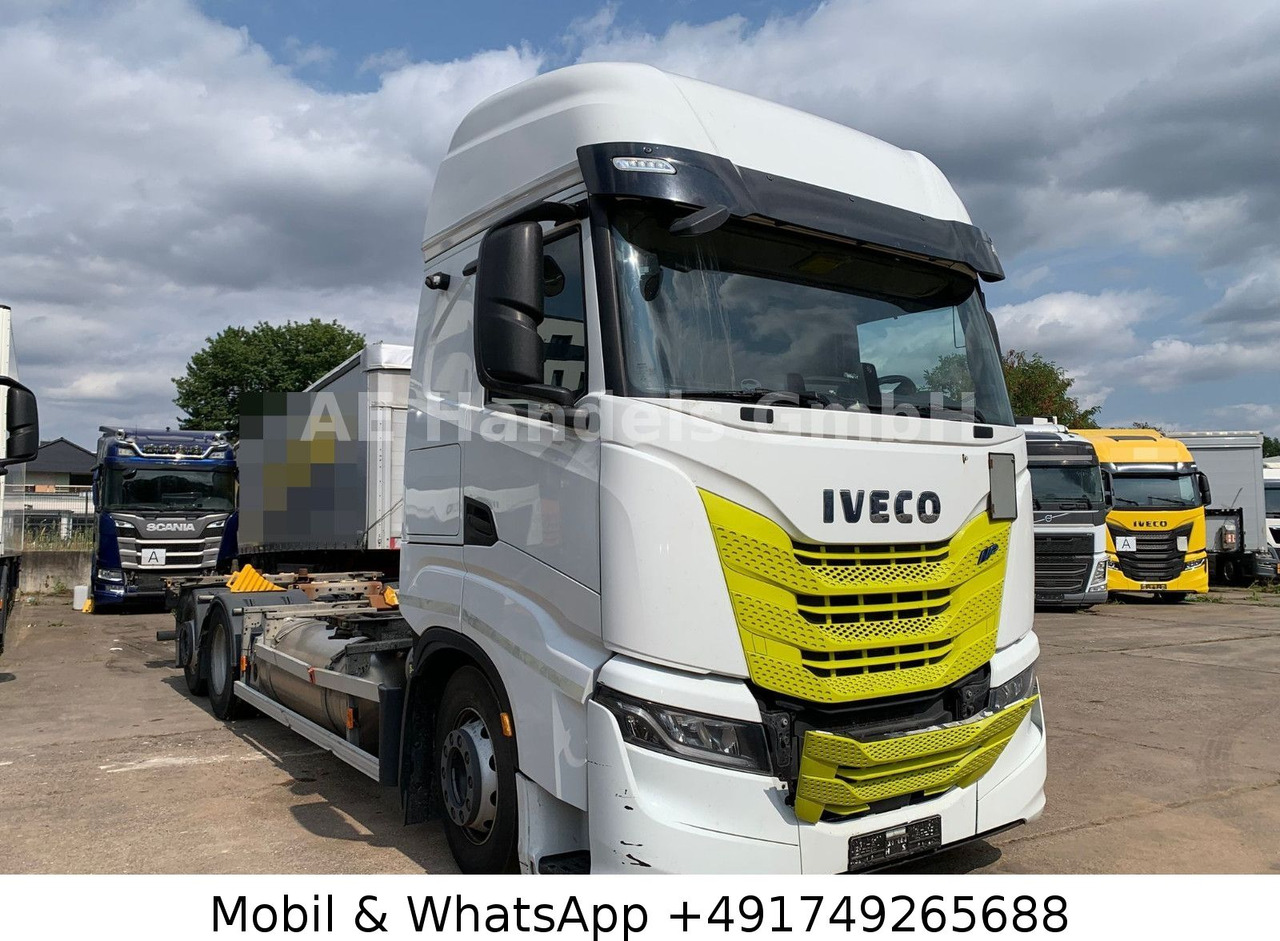 Iveco S-Way 460 LNG BDF 6x2 *Retarder/Lenk+Lift/AHK - Kontejnerski tovornjak/ Tovornjak z zamenljivim tovoriščem: slika 1 Iveco S-Way 460 LNG BDF 6x2 *Retarder/Lenk+Lift/AHK - Kontejnerski tovornjak/ Tovornjak z zamenljivim tovoriščem: slika 1