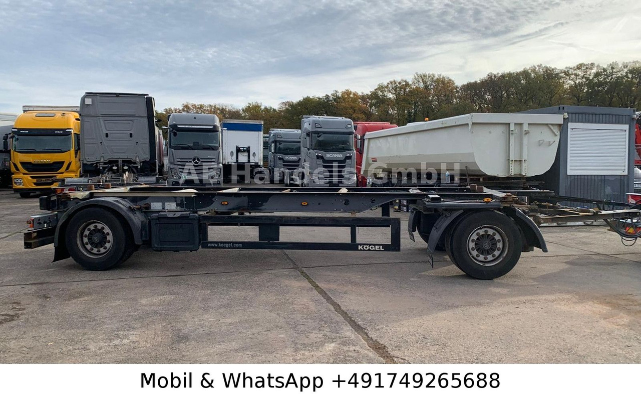 Kögel AW 18 BDF Drehschemel *Scheibenbremsen/Vollluft - Kontejnerska prikolica/ Prikolica z zamenljivim tovoriščem: slika 2 Kögel AW 18 BDF Drehschemel *Scheibenbremsen/Vollluft - Kontejnerska prikolica/ Prikolica z zamenljivim tovoriščem: slika 2