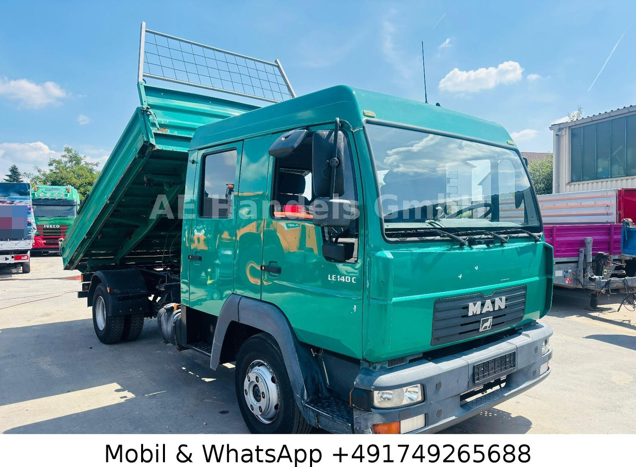 MAN LE140C Doka BB 3-Seiten *Manual/Analog/4m³/AHK - Dostavno vozilo prekucnik, Dostavno vozilo z dvojno kabino: slika 1 MAN LE140C Doka BB 3-Seiten *Manual/Analog/4m³/AHK - Dostavno vozilo prekucnik, Dostavno vozilo z dvojno kabino: slika 1