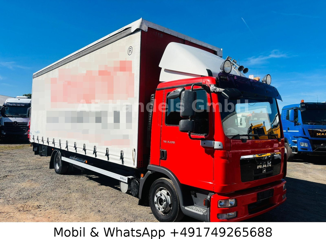 MAN TGL 8.220 C BL P+P 4x2*LBW/Tautliner/AHK/AirPipe - Dostavno vozilo s ponjavo: slika 1 MAN TGL 8.220 C BL P+P 4x2*LBW/Tautliner/AHK/AirPipe - Dostavno vozilo s ponjavo: slika 1