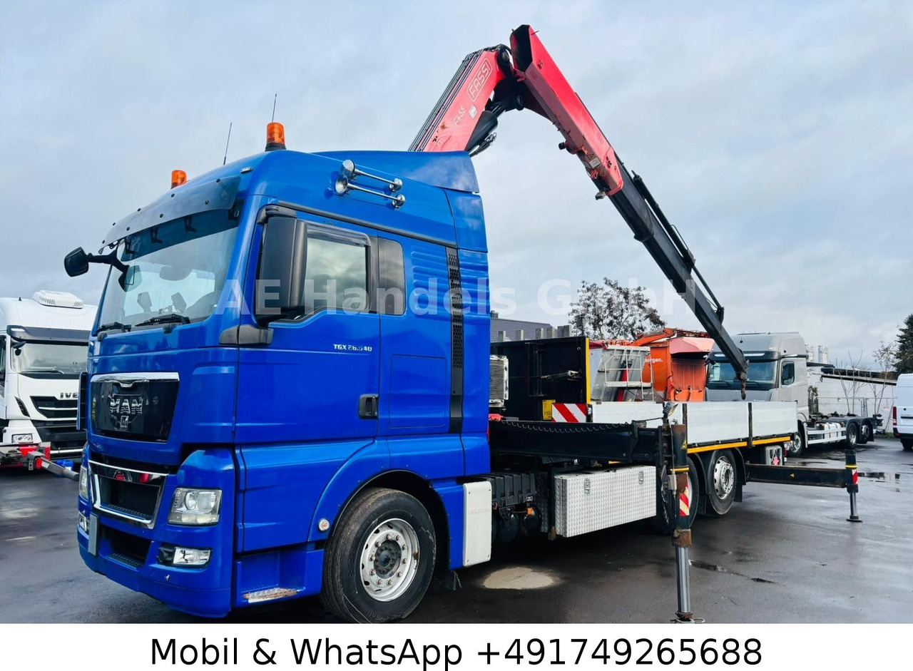 MAN TGX 26.540 XLX BL 6x2 FASSI F455 *Funk/Lenk+Lift - Tovornjak s kesonom, Tovornjak z dvigalom: slika 2 MAN TGX 26.540 XLX BL 6x2 FASSI F455 *Funk/Lenk+Lift - Tovornjak s kesonom, Tovornjak z dvigalom: slika 2