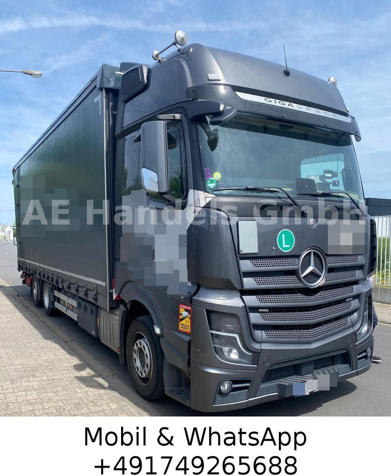 Mercedes-Benz Actros V 2540 L *Hubdach/Lenk+Lift/LBW-2,8m - Tovornjak s ponjavo: slika 1 Mercedes-Benz Actros V 2540 L *Hubdach/Lenk+Lift/LBW-2,8m - Tovornjak s ponjavo: slika 1