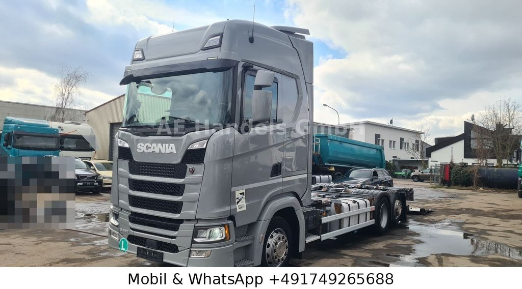 Kontejnerski tovornjak/ Tovornjak z zamenljivim tovoriščem Scania S450 HighLine LL BDF *Retarder/Lenk+Lift/LBW/AHK: slika 6