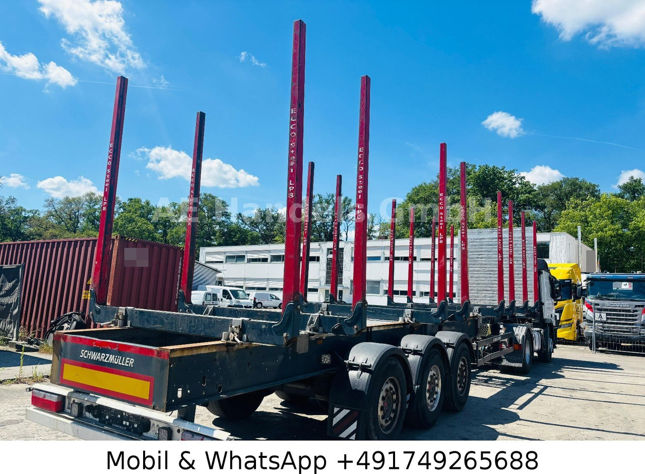 Schwarzmüller S1 Y-Serie Lang-Holz *8x Rungen/Liftachse/Alcoa - Polprikolica za prevoz lesa: slika 2 Schwarzmüller S1 Y-Serie Lang-Holz *8x Rungen/Liftachse/Alcoa - Polprikolica za prevoz lesa: slika 2