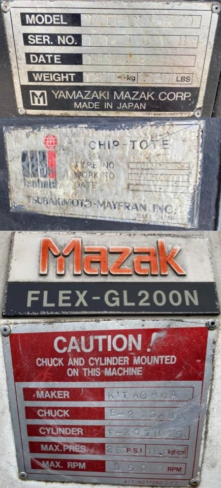 Mazak / Yamazaki FLEX-GL 200N-MLTPLX 630 1er Main - Gradbeni stroj: slika 5 Mazak / Yamazaki FLEX-GL 200N-MLTPLX 630 1er Main - Gradbeni stroj: slika 5