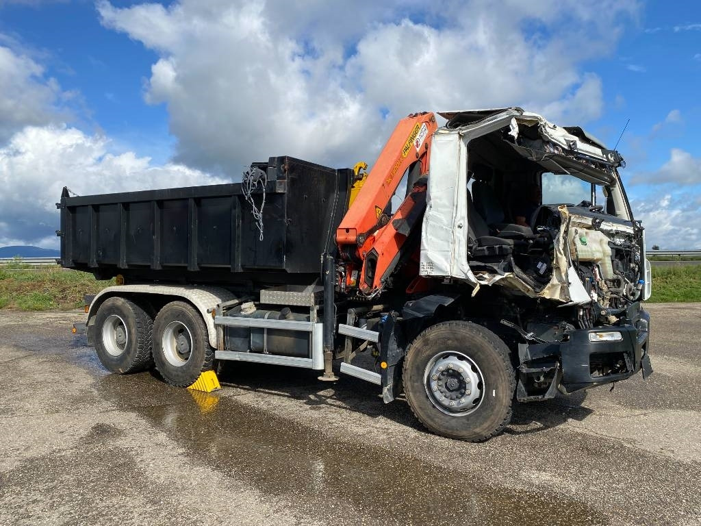 Kotalni prekucni tovornjak Iveco TRAKKER 410/EEV -PALFINGER PK13001-T18 endommagé: slika 7