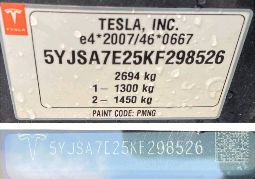 Avtomobil Tesla MODEL S 100D Carte Grise Française endommagée: slika 7