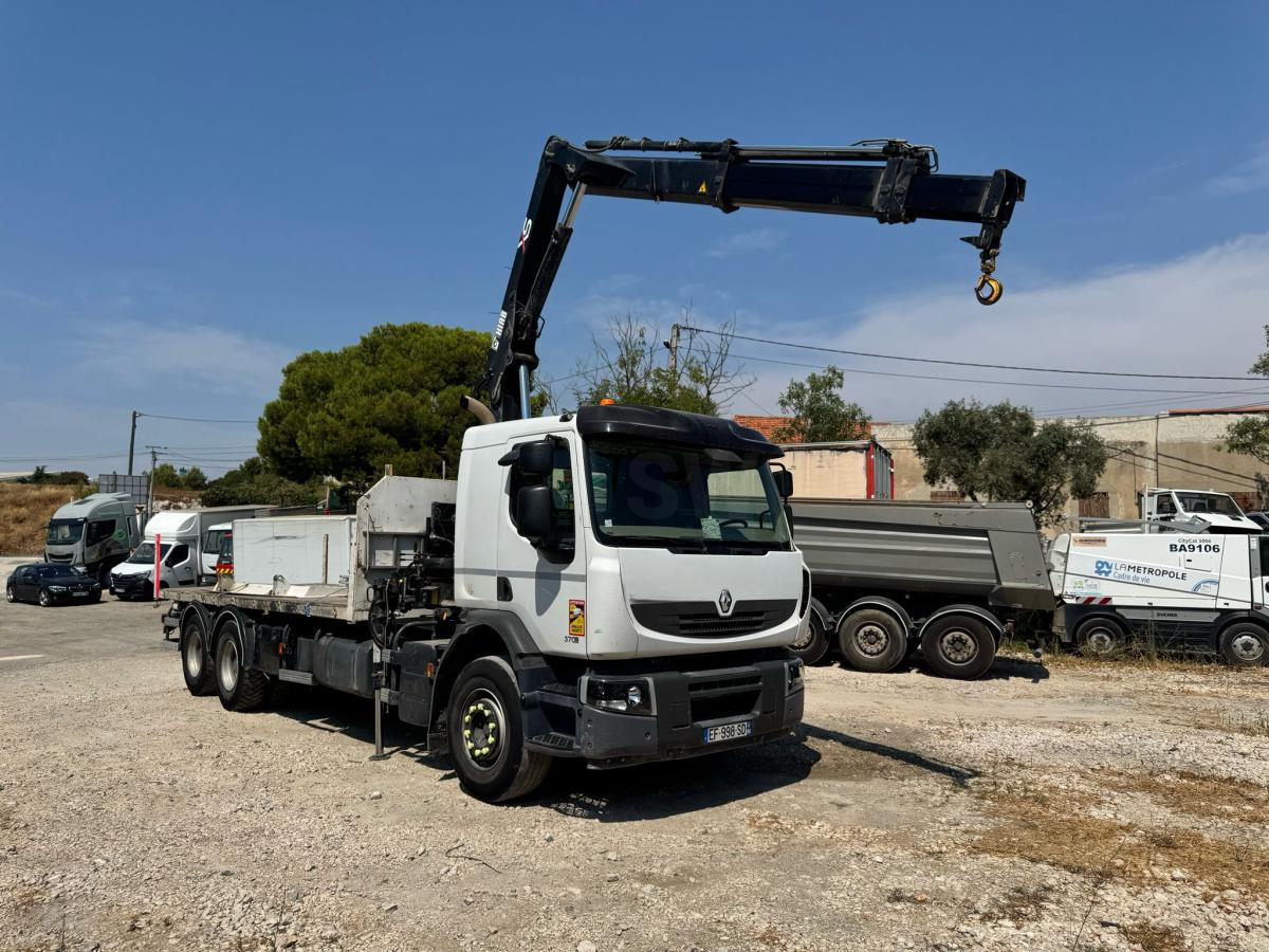 Renault PREMIUM 370 DXI PLATEAU RIDELLES GRUE - Tovornjak s kesonom, Tovornjak z dvigalom: slika 2 Renault PREMIUM 370 DXI PLATEAU RIDELLES GRUE - Tovornjak s kesonom, Tovornjak z dvigalom: slika 2