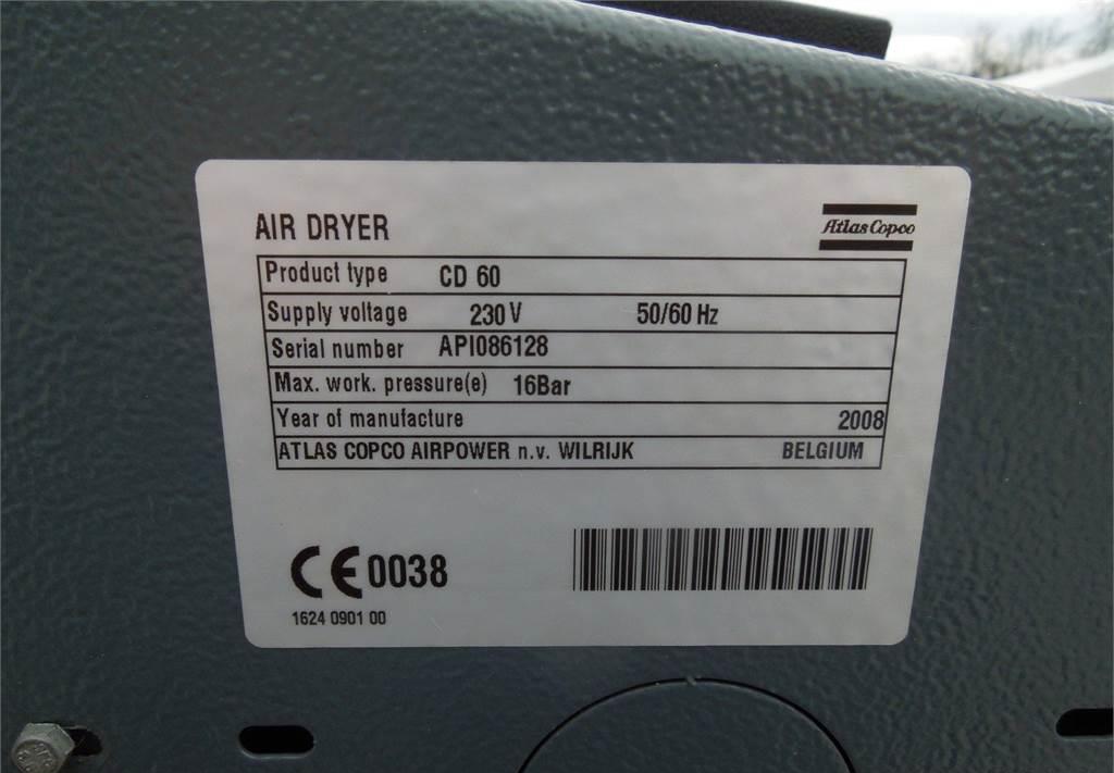 Atlas Copco OSUSZACZ ADSORPCYJNY CD 60 3,60M3/MIN 2008R - Zračni kompresor: slika 3 Atlas Copco OSUSZACZ ADSORPCYJNY CD 60 3,60M3/MIN 2008R - Zračni kompresor: slika 3