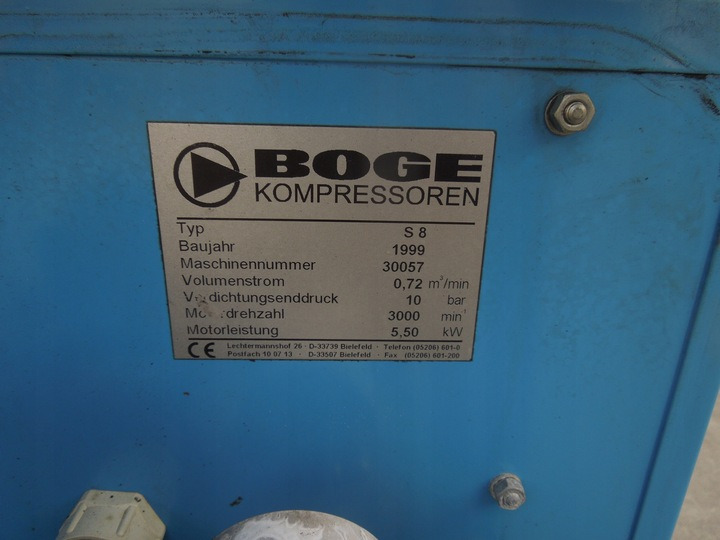 BOGE S8 - Zračni kompresor: slika 3 BOGE S8 - Zračni kompresor: slika 3