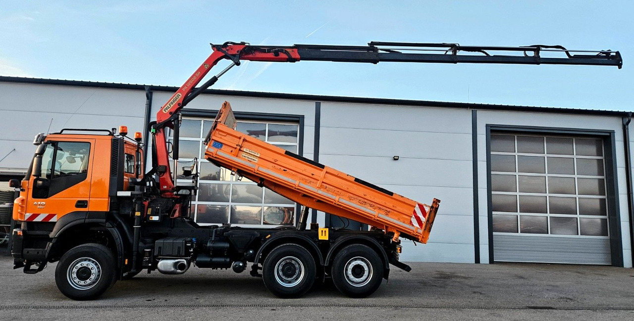 Iveco Trakker 410 6x4-4 EEV Palfinger PK12502 Funk - Tovornjak prekucnik, Tovornjak z dvigalom: slika 2 Iveco Trakker 410 6x4-4 EEV Palfinger PK12502 Funk - Tovornjak prekucnik, Tovornjak z dvigalom: slika 2