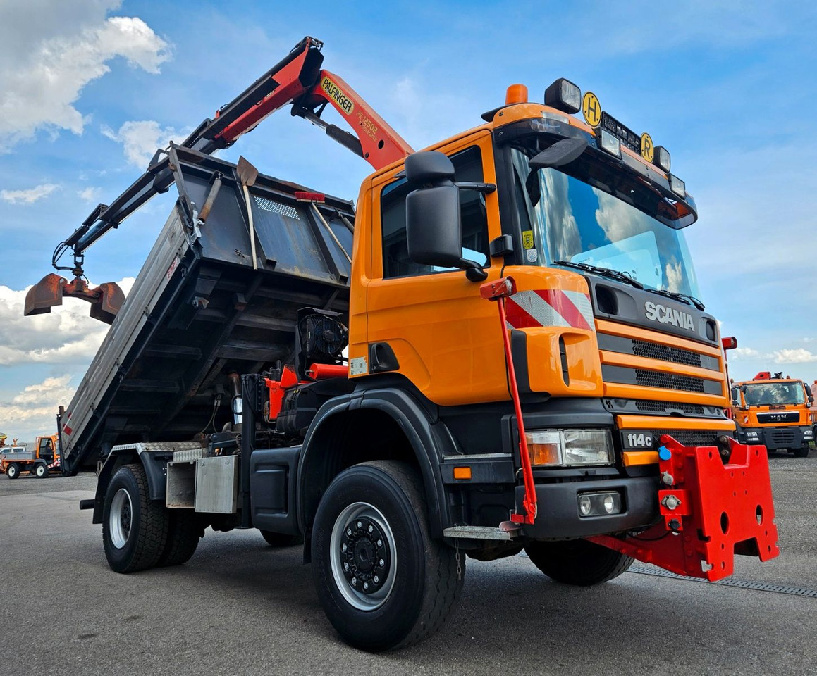 Scania P114 CB 380 4x4 Palfinger PK12502 Kran Funk - Tovornjak prekucnik, Tovornjak z dvigalom: slika 3 Scania P114 CB 380 4x4 Palfinger PK12502 Kran Funk - Tovornjak prekucnik, Tovornjak z dvigalom: slika 3