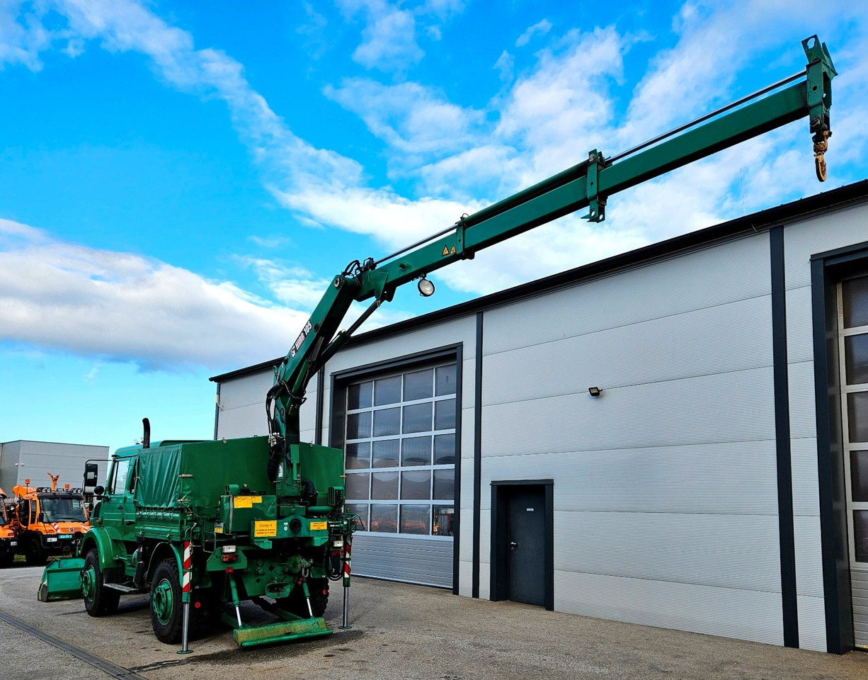 Unimog U2150 Doka HIAB 105 Kran Winde Frontlader - Tovornjak, Tovornjak z dvigalom: slika 3 Unimog U2150 Doka HIAB 105 Kran Winde Frontlader - Tovornjak, Tovornjak z dvigalom: slika 3