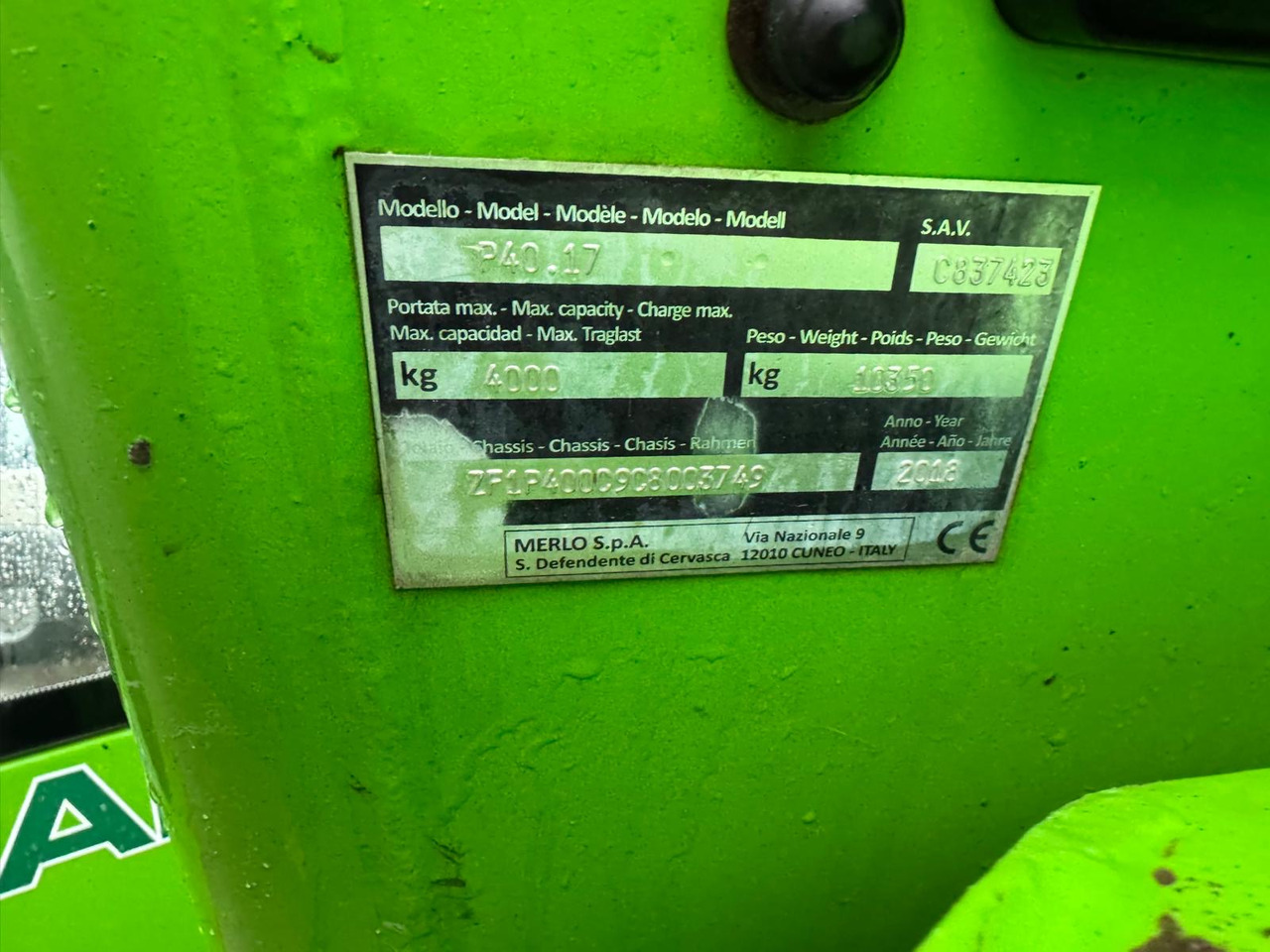 MERLO P40.17 - Teleskopski viličar: slika 5 MERLO P40.17 - Teleskopski viličar: slika 5