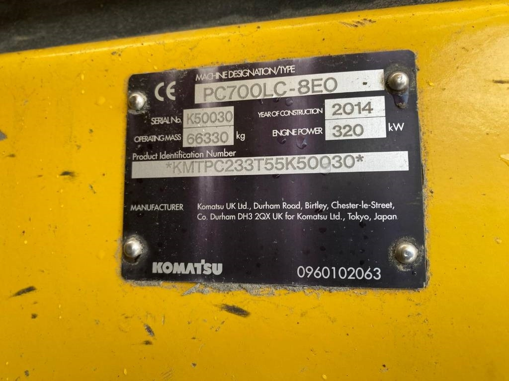 Komatsu PC 700-8EO - Bager goseničar: slika 5 Komatsu PC 700-8EO - Bager goseničar: slika 5
