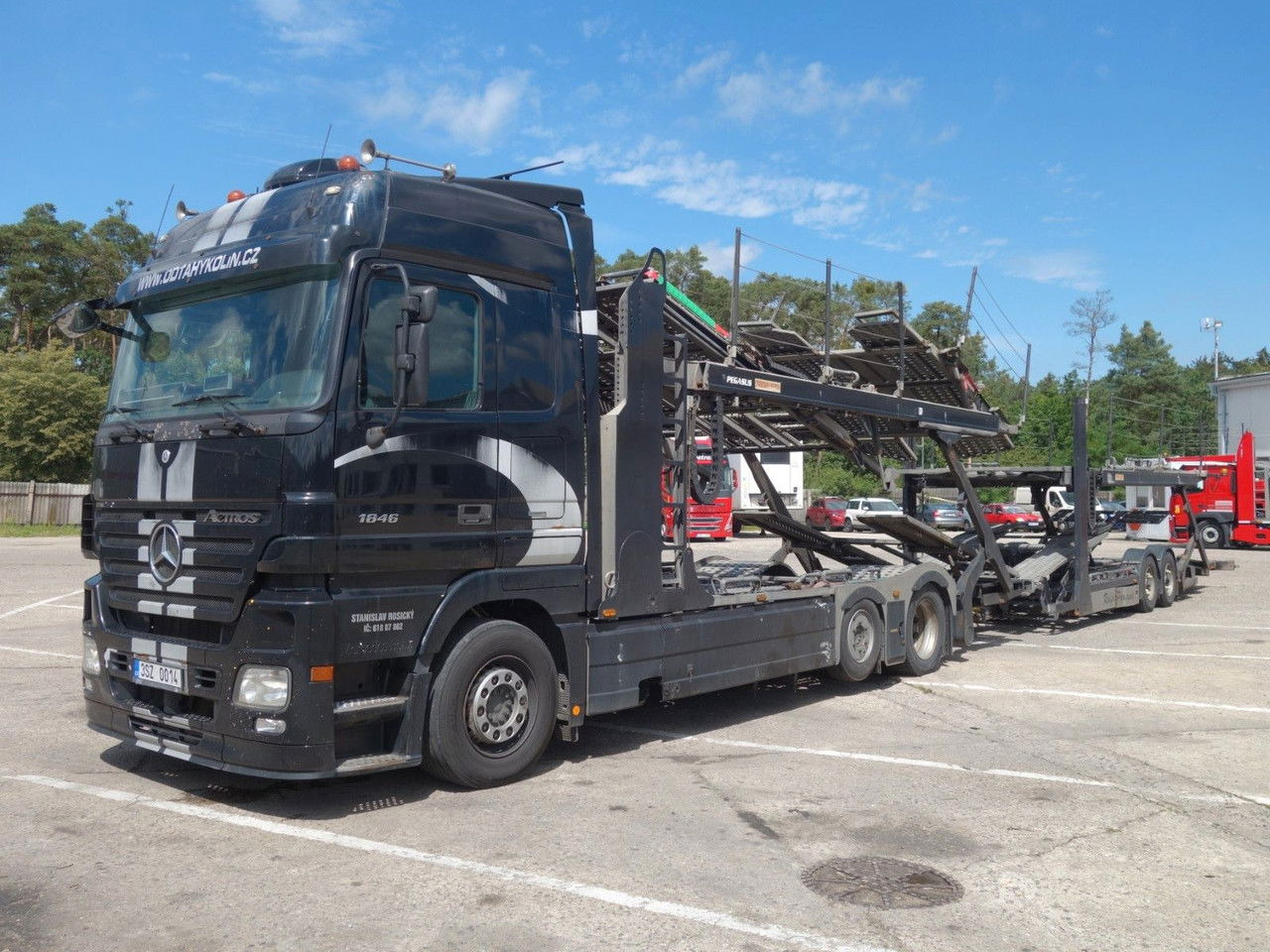 Mercedes-Benz Actros 2446 mit Rolfo für 10 PKW, Retarder - Tovornjak avtotransporter: slika 1 Mercedes-Benz Actros 2446 mit Rolfo für 10 PKW, Retarder - Tovornjak avtotransporter: slika 1