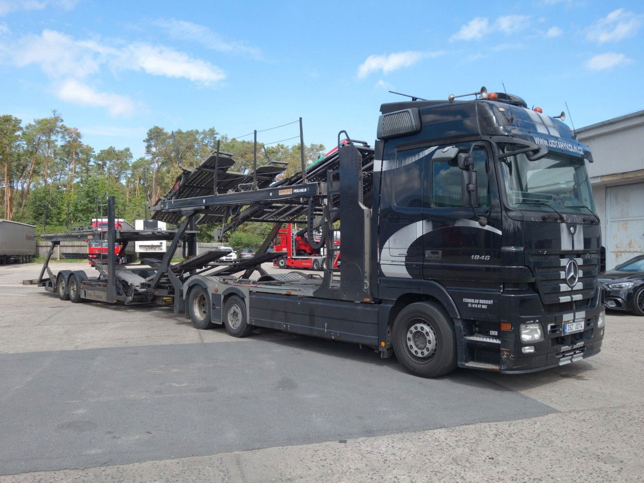 Mercedes-Benz Actros 2446 mit Rolfo für 10 PKW, Retarder - Tovornjak avtotransporter: slika 2 Mercedes-Benz Actros 2446 mit Rolfo für 10 PKW, Retarder - Tovornjak avtotransporter: slika 2