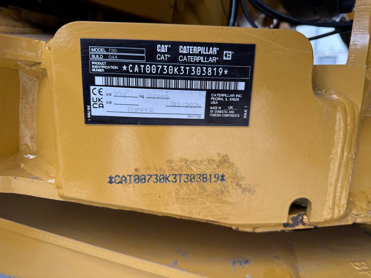 Zglobni demper CAT 730: slika 7 Zglobni demper CAT 730: slika 7