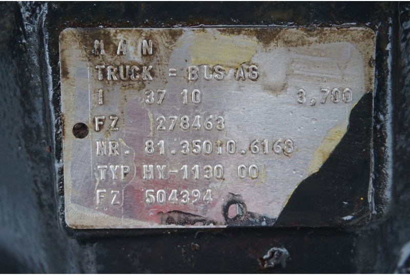 MAN HY-1130-00 37/10 - Zadnja os za Tovornjak: slika 5 MAN HY-1130-00 37/10 - Zadnja os za Tovornjak: slika 5