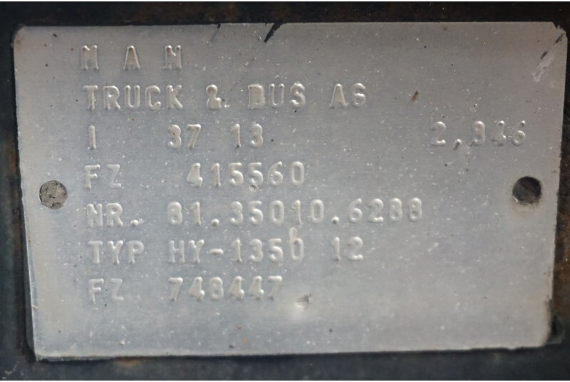 MAN HY-1350-12 37/13 - Zadnja os za Tovornjak: slika 4 MAN HY-1350-12 37/13 - Zadnja os za Tovornjak: slika 4