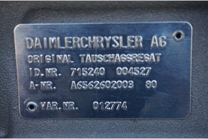 Mercedes-Benz G210-16/14.2-0.83EPS + VB VOITH 715240004527 - Menjalnik za Tovornjak: slika 5 Mercedes-Benz G210-16/14.2-0.83EPS + VB VOITH 715240004527 - Menjalnik za Tovornjak: slika 5