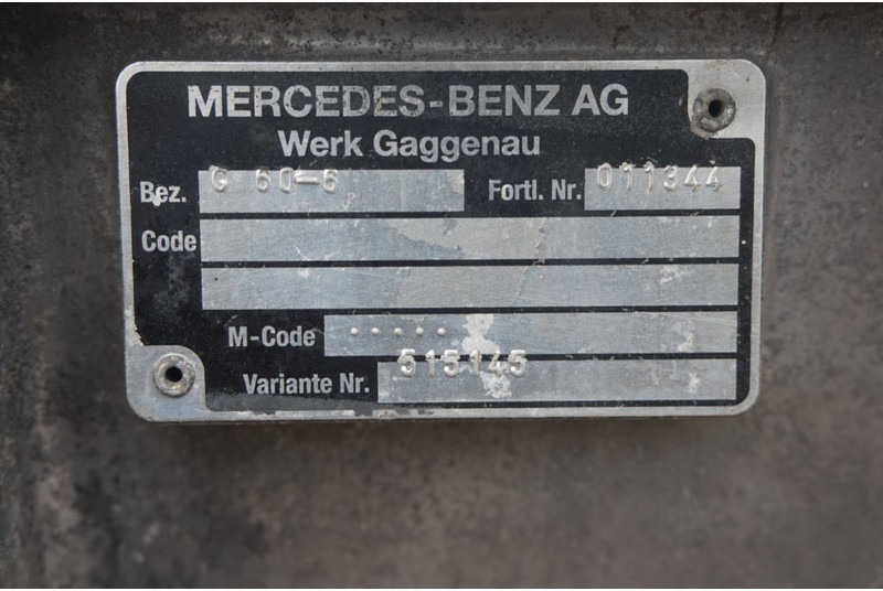 Mercedes-Benz G6-60 VARIO - Menjalnik za Tovornjak: slika 5 Mercedes-Benz G6-60 VARIO - Menjalnik za Tovornjak: slika 5