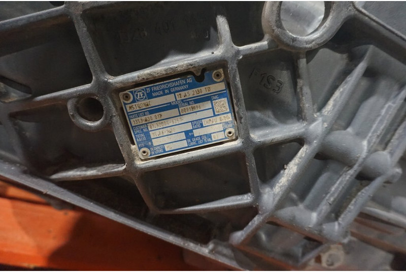 ZF 12AS2130DD TGS - Menjalnik za Tovornjak: slika 5 ZF 12AS2130DD TGS - Menjalnik za Tovornjak: slika 5