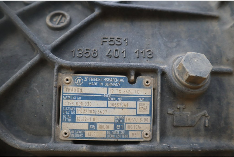 ZF 12TX2620DD 81.32004-6407 - Menjalnik za Tovornjak: slika 5 ZF 12TX2620DD 81.32004-6407 - Menjalnik za Tovornjak: slika 5