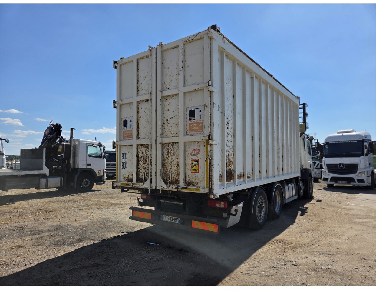 Tovornjak prekucnik, Tovornjak z dvigalom DAF CF85.410 6x2 steering axle lenk Tipper Crane HIAB J1320Z: slika 9