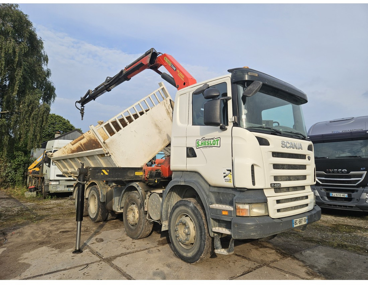 Scania R420 8x4 Tipper Crane Palfinger 23500 - Tovornjak prekucnik, Tovornjak z dvigalom: slika 5 Scania R420 8x4 Tipper Crane Palfinger 23500 - Tovornjak prekucnik, Tovornjak z dvigalom: slika 5