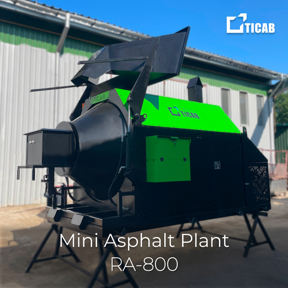 TICAB New Mini-asphalt plant, Asphalt Recycler, Manufacturer, 2.0 t per hour - Asfaltna baza: slika 1 TICAB New Mini-asphalt plant, Asphalt Recycler, Manufacturer, 2.0 t per hour - Asfaltna baza: slika 1