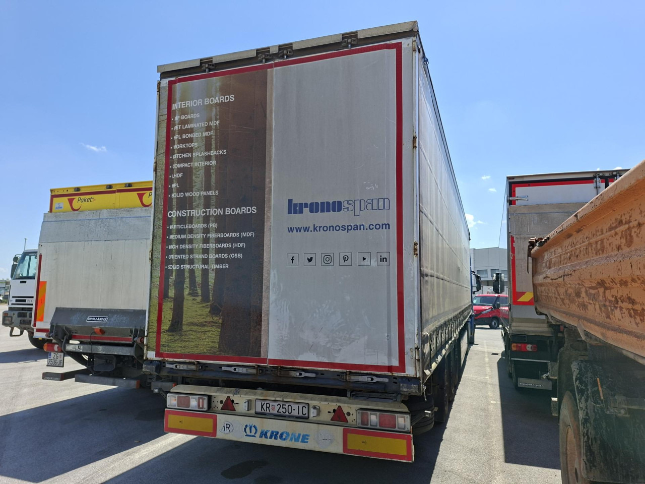 KRONE Profi Liner - Polprikolica s ponjavo: slika 1 KRONE Profi Liner - Polprikolica s ponjavo: slika 1