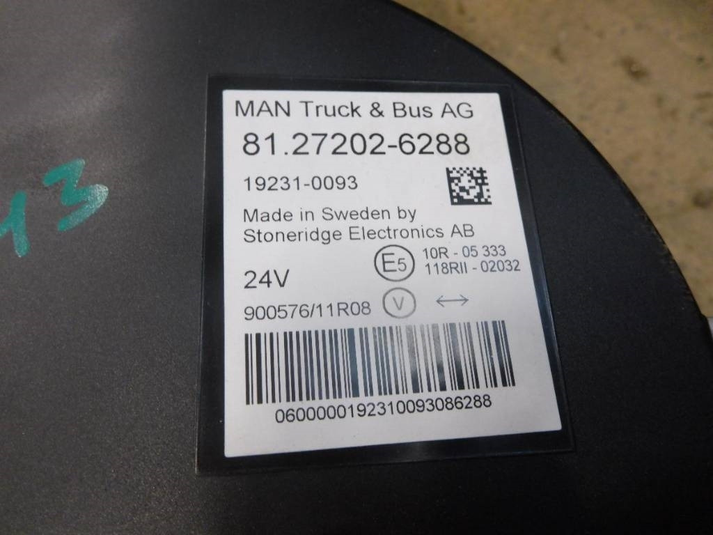 MAN TGS mätarhus, 81272026288 - Električni sistem za Tovornjak: slika 3 MAN TGS mätarhus, 81272026288 - Električni sistem za Tovornjak: slika 3