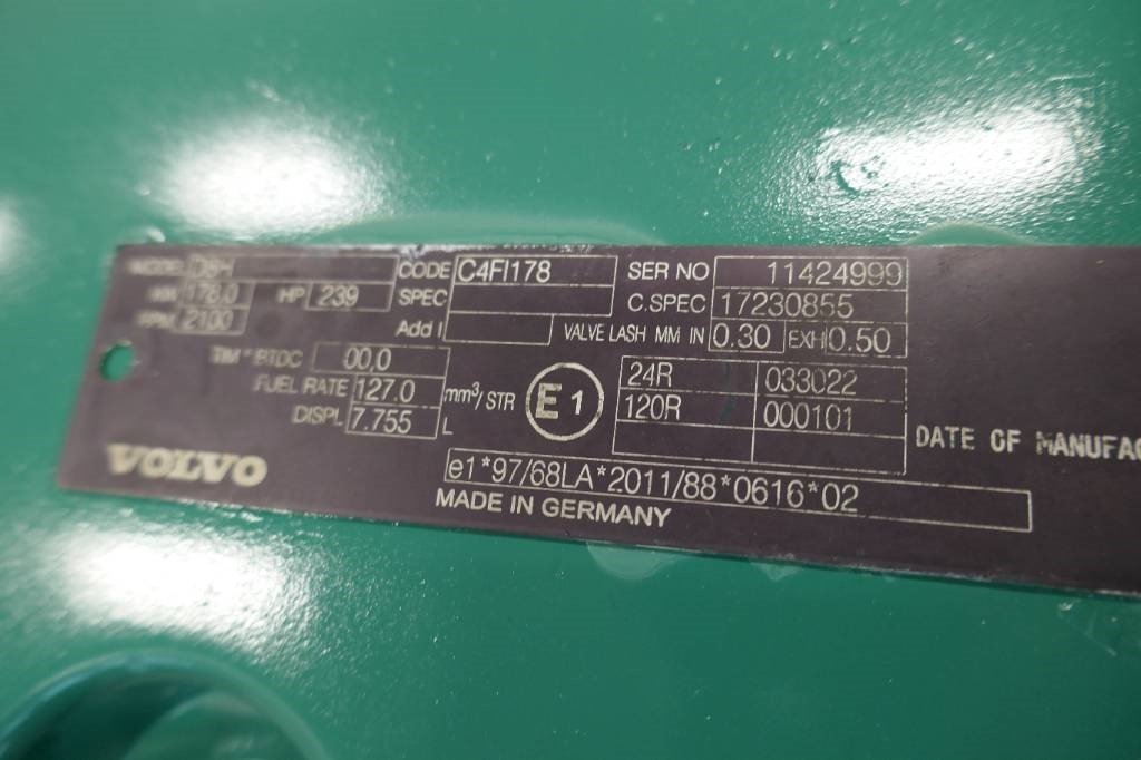 Volvo D8H nyrenoverad - Motor za Gradbeni stroj: slika 3 Volvo D8H nyrenoverad - Motor za Gradbeni stroj: slika 3