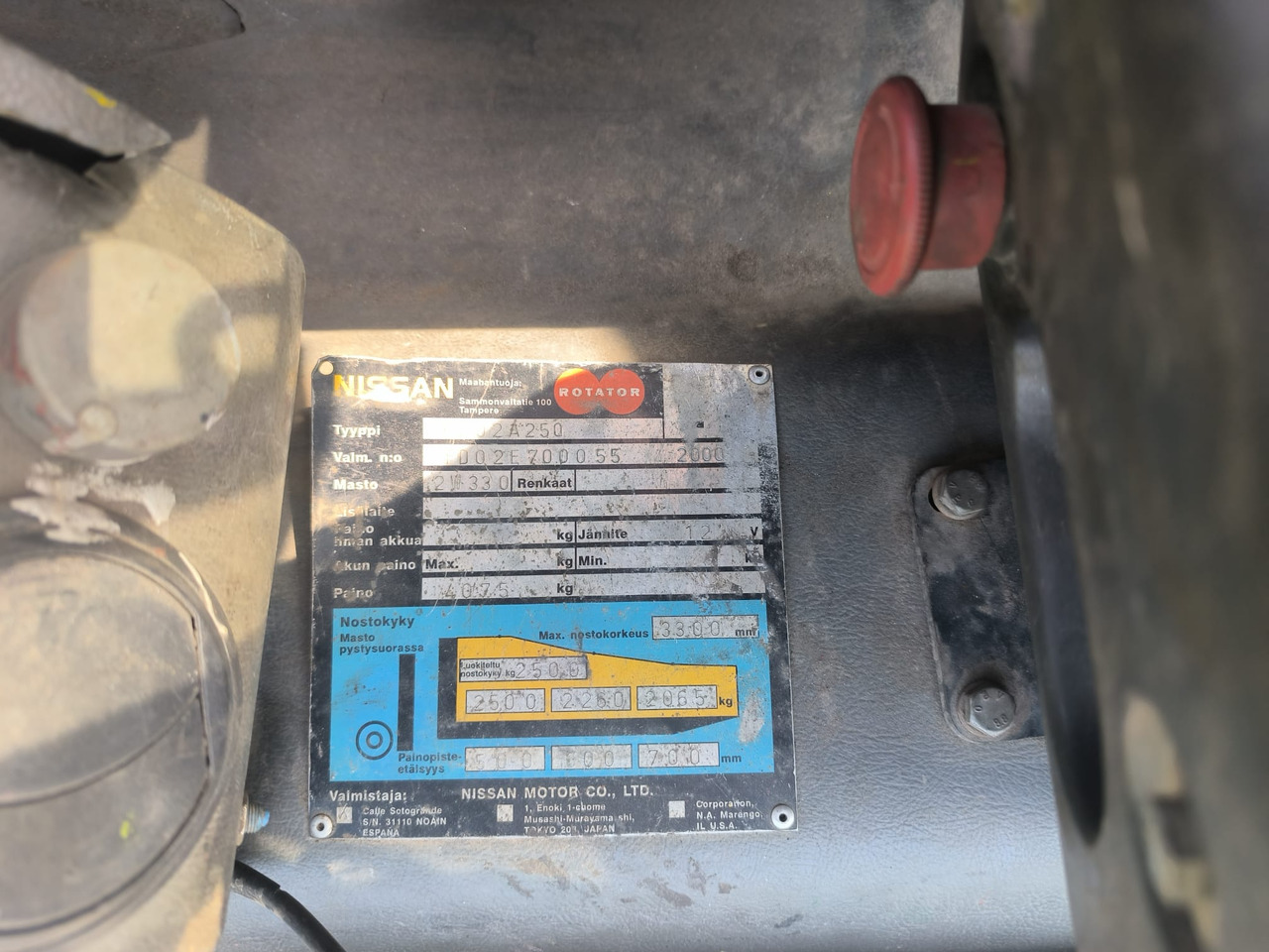 Diesel viličar NISSAN FD25: slika 7 Diesel viličar NISSAN FD25: slika 7