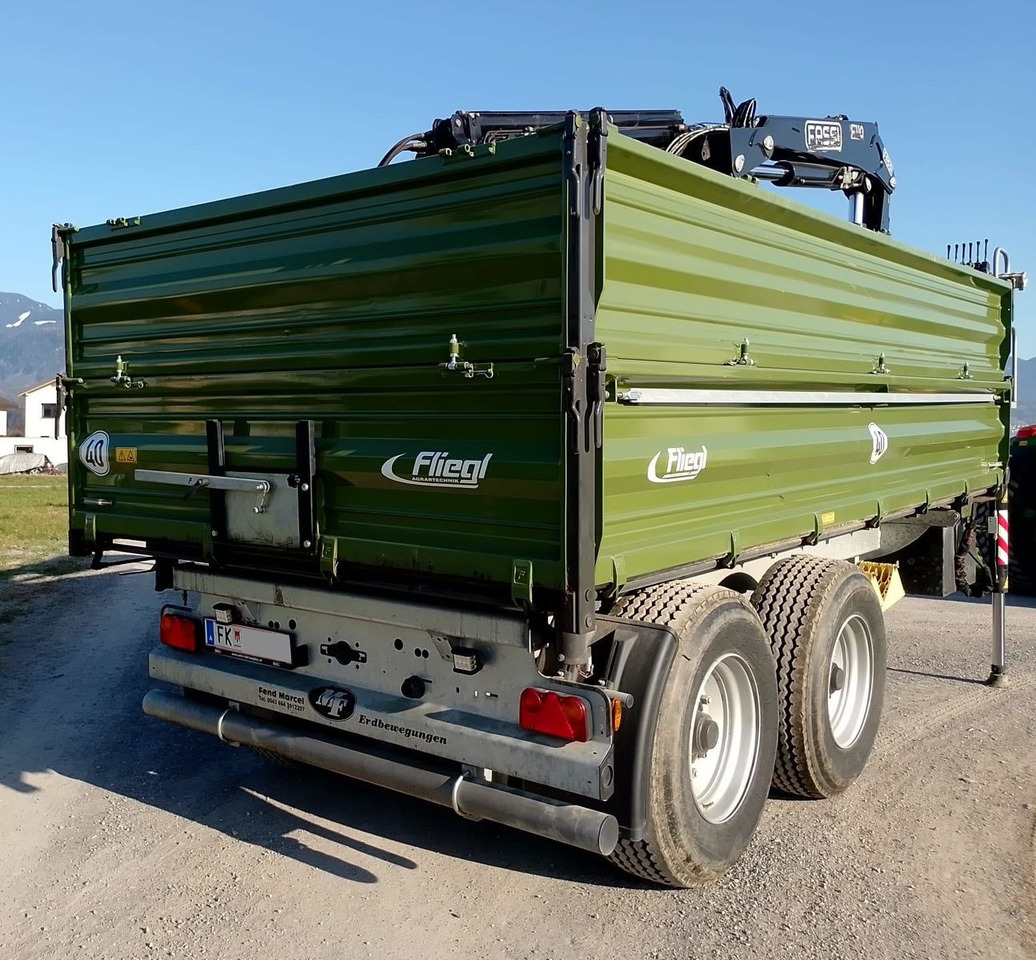 Fliegl TDK160, Agraranhänger, Fassi F110, EU Papiere - Kiper prikolica: slika 4 Fliegl TDK160, Agraranhänger, Fassi F110, EU Papiere - Kiper prikolica: slika 4