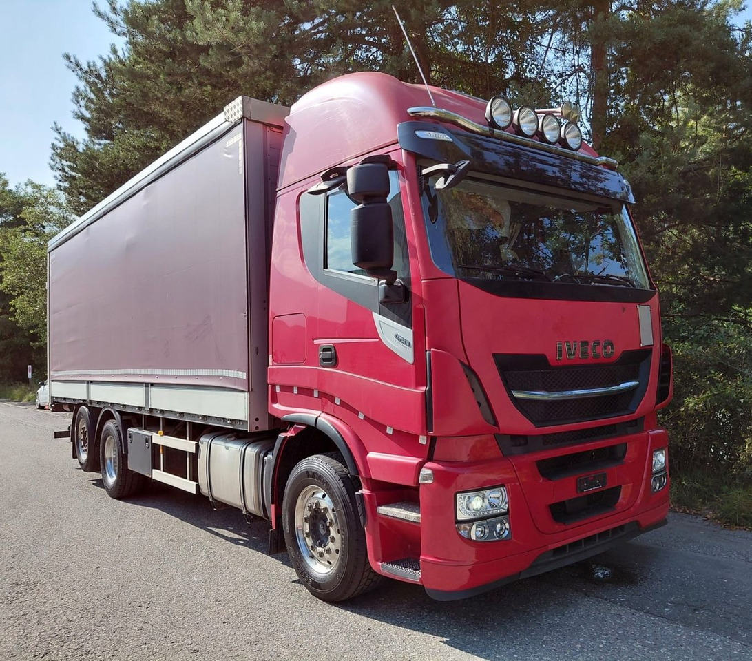 Iveco 260S42 Stralis, 6x2, Retarder, Euro 6, 7.80m box - Tovornjak s ponjavo: slika 1 Iveco 260S42 Stralis, 6x2, Retarder, Euro 6, 7.80m box - Tovornjak s ponjavo: slika 1