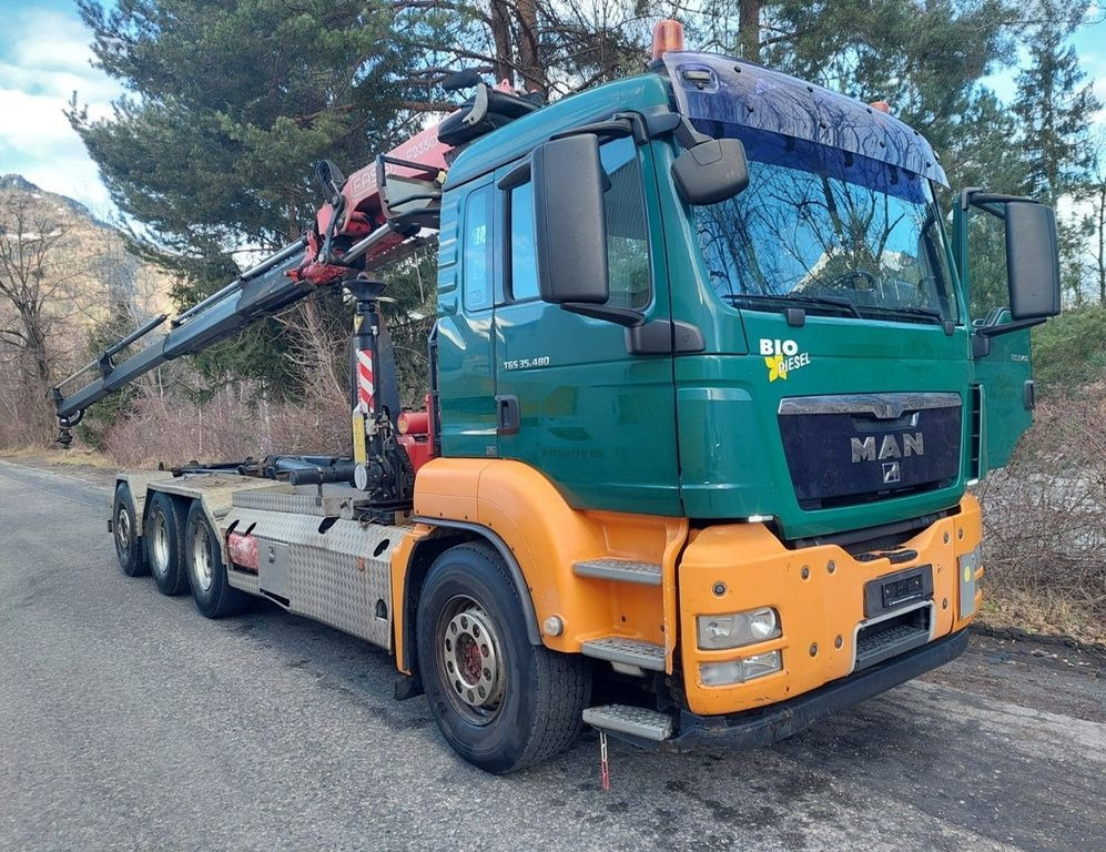 MAN TGS 35.480 8x4, E5, Fassi F235CXP Kran+Abroll MAN TGS 35.480 8x4, E5, Fassi F235CXP Kran+Abroll - Tovornjak z dvigalom, Kotalni prekucni tovornjak: slika 1 MAN TGS 35.480 8x4, E5, Fassi F235CXP Kran+Abroll MAN TGS 35.480 8x4, E5, Fassi F235CXP Kran+Abroll - Tovornjak z dvigalom, Kotalni prekucni tovornjak: slika 1